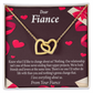 To My Fiancee I Love Everything About Us Inseparable Necklace-Express Your Love Gifts