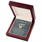 To My Fiancee I'm Blessed Infinity Knot Necklace Message Card-Express Your Love Gifts