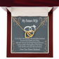 To My Fiancee I'm Blessed Inseparable Necklace-Express Your Love Gifts