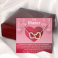 To My Fiancee I'm Lucky To Have Met You Inseparable Necklace-Express Your Love Gifts
