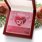 To My Fiancee I'm Lucky To Have Met You Inseparable Necklace-Express Your Love Gifts