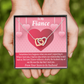 To My Fiancee I'm Lucky To Have Met You Inseparable Necklace-Express Your Love Gifts