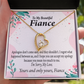 To My Fiancee I'm Sorry My Love Forever Necklace w Message Card-Express Your Love Gifts