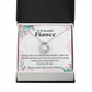 To My Fiancee I'm Sorry My Love Forever Necklace w Message Card-Express Your Love Gifts