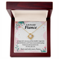 To My Fiancee I'm Sorry My Love Infinity Knot Necklace Message Card-Express Your Love Gifts
