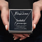 To My Fiancee I Promise Custom Name Necklace-Express Your Love Gifts