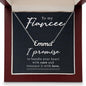 To My Fiancee I Promise Custom Name Necklace-Express Your Love Gifts