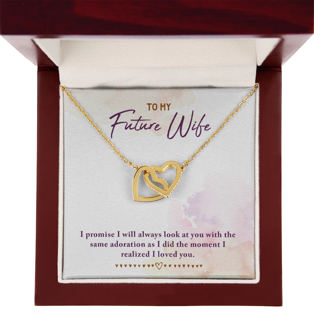 To My Fiancee I Promise Inseparable Necklace-Express Your Love Gifts