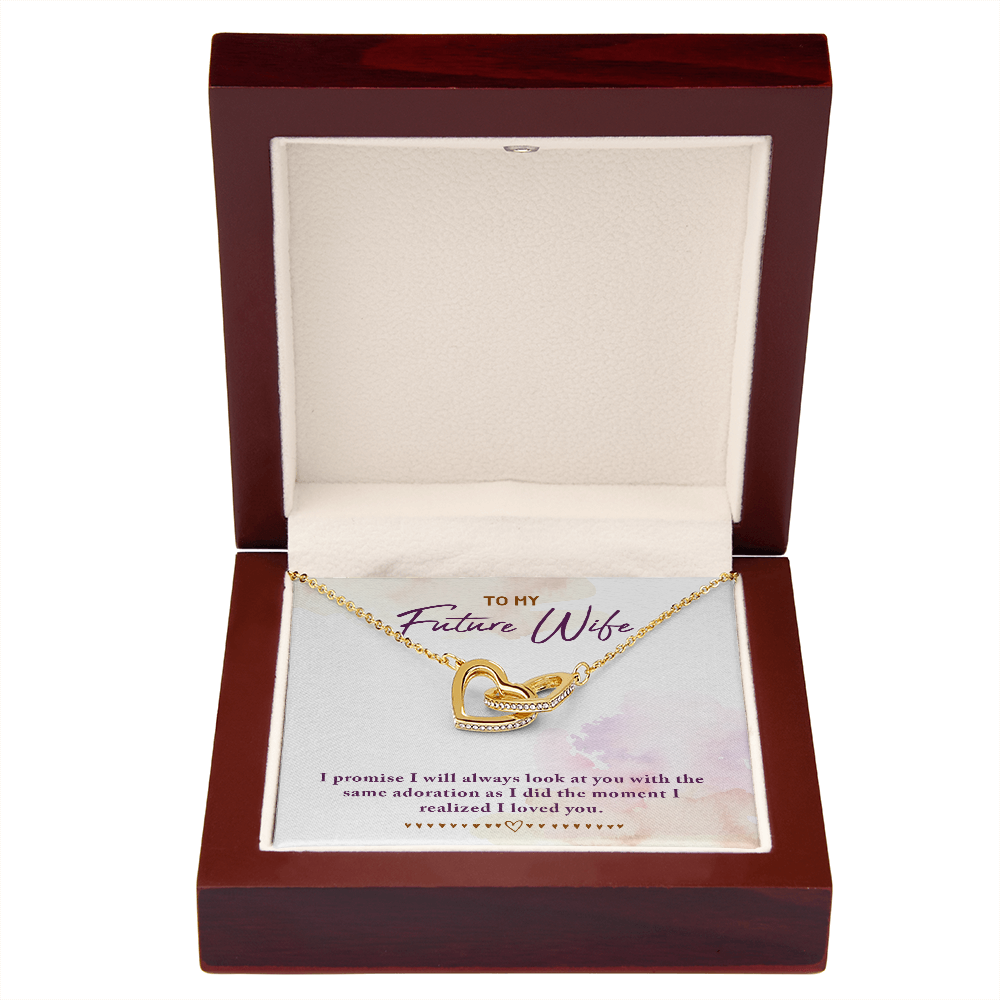 To My Fiancee I Promise Inseparable Necklace-Express Your Love Gifts