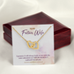 To My Fiancee I Promise Inseparable Necklace-Express Your Love Gifts
