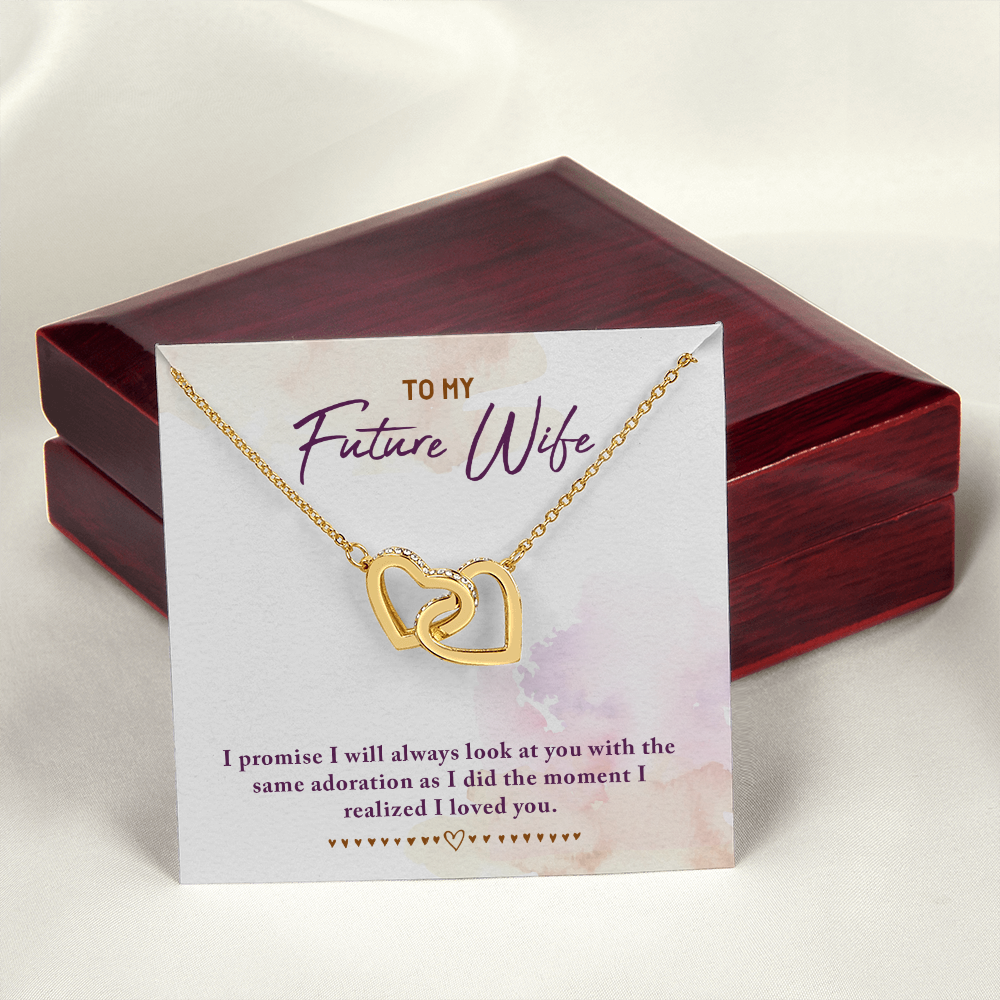 To My Fiancee I Promise Inseparable Necklace-Express Your Love Gifts
