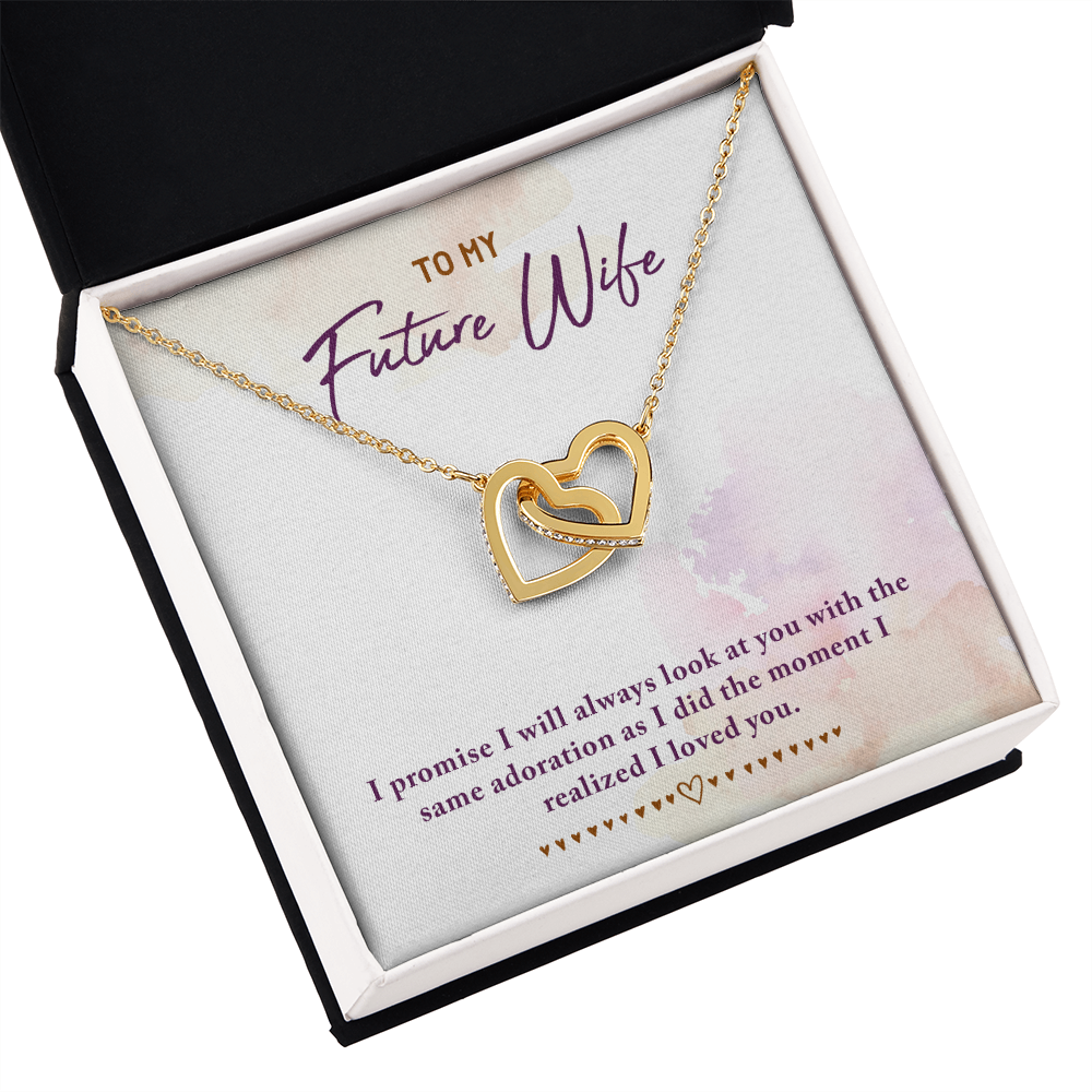 To My Fiancee I Promise Inseparable Necklace-Express Your Love Gifts