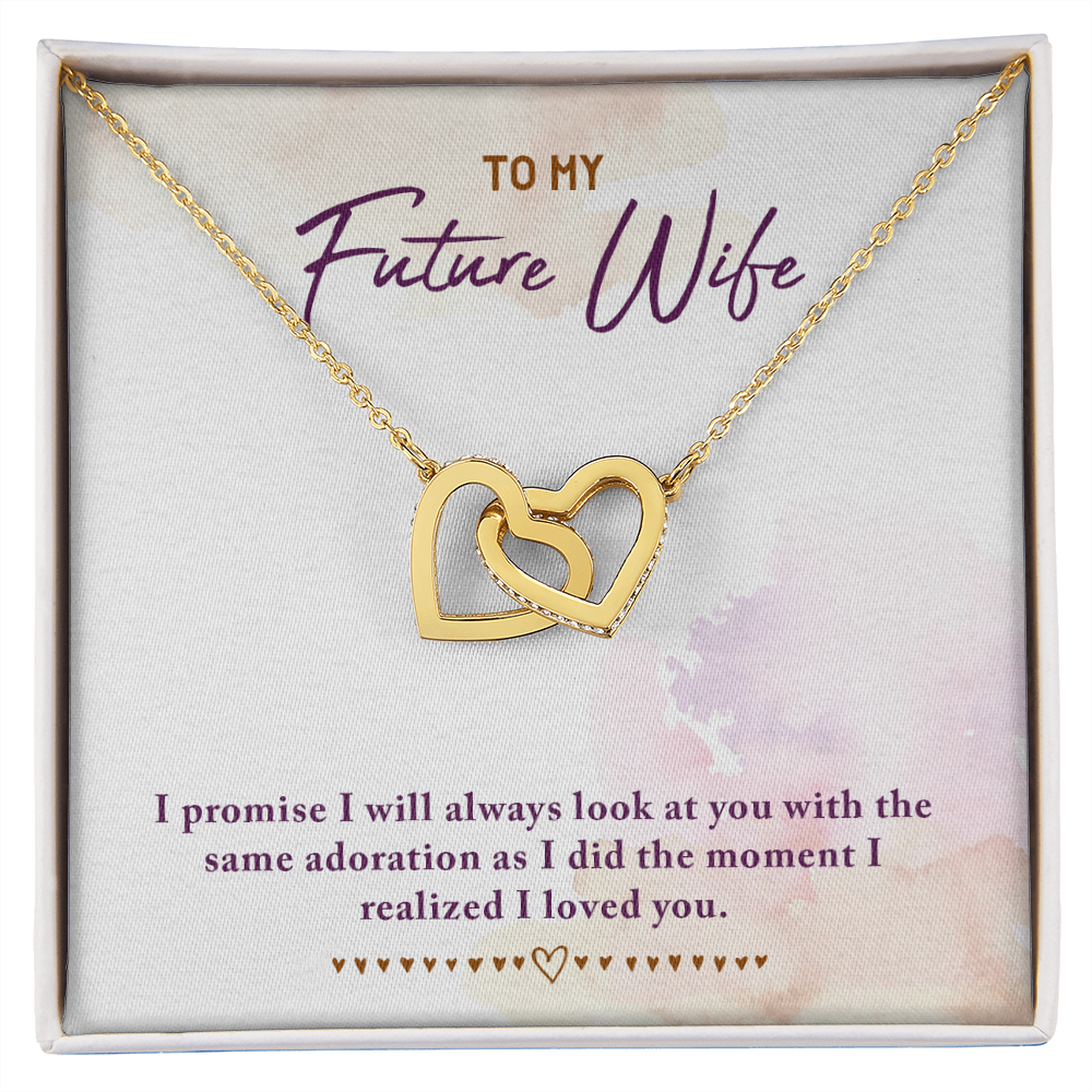 To My Fiancee I Promise Inseparable Necklace-Express Your Love Gifts