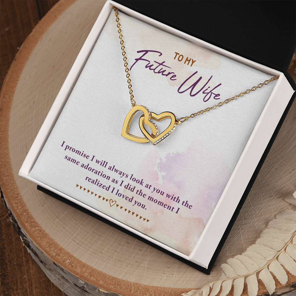 To My Fiancee I Promise Inseparable Necklace-Express Your Love Gifts