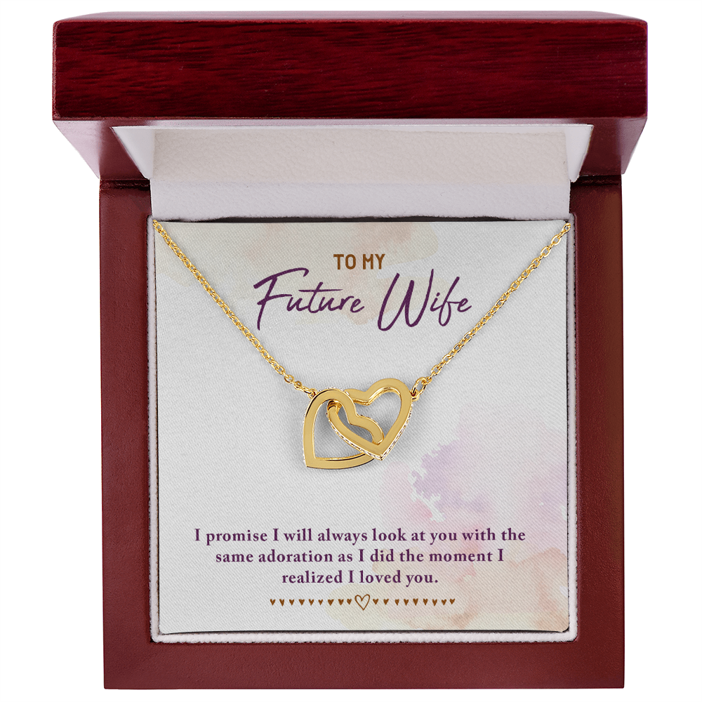 To My Fiancee I Promise Inseparable Necklace-Express Your Love Gifts