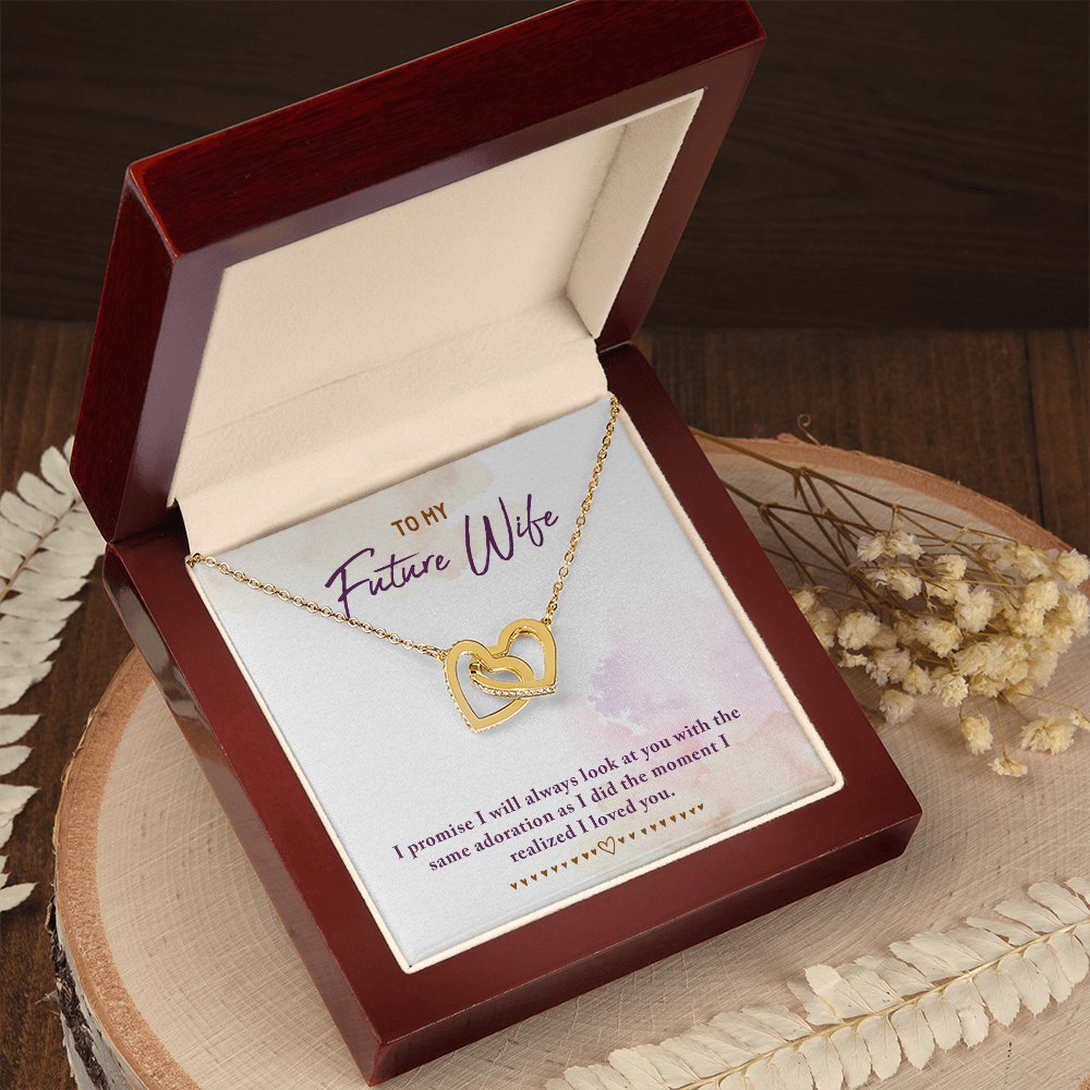 To My Fiancee I Promise Inseparable Necklace-Express Your Love Gifts