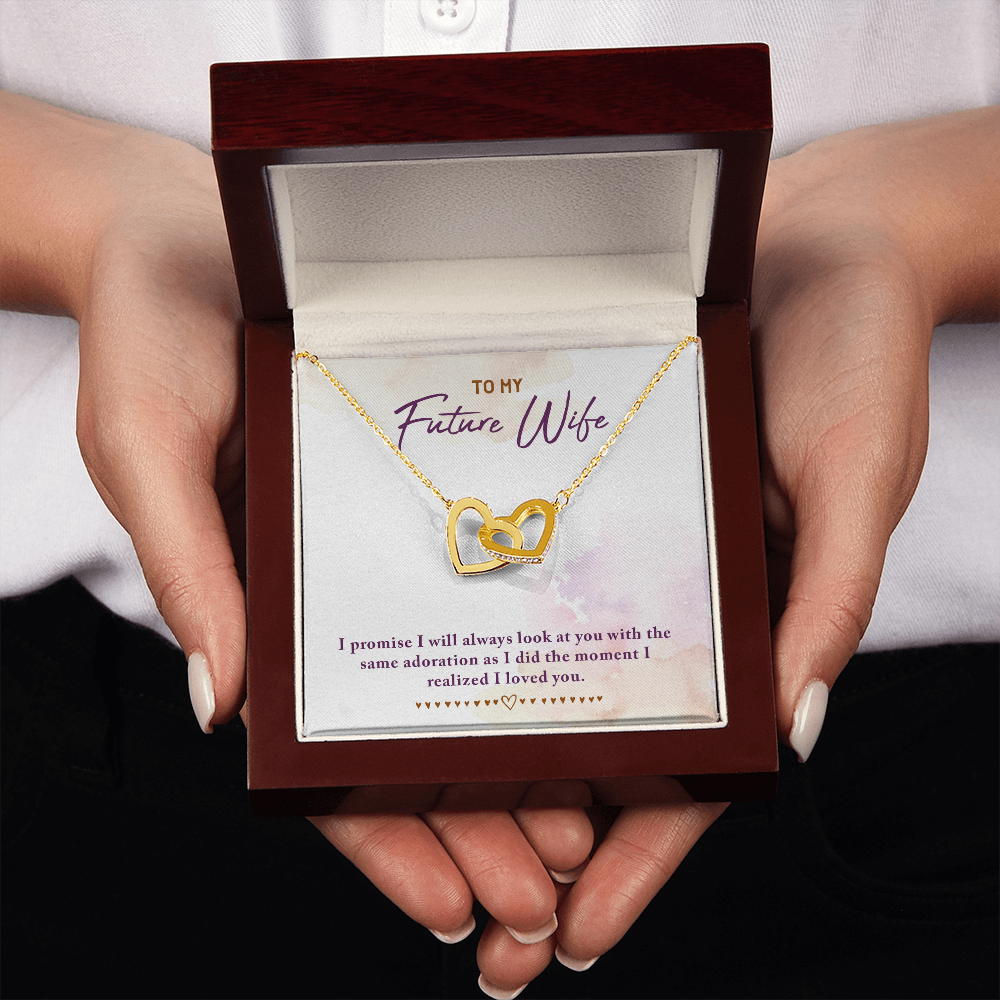 To My Fiancee I Promise Inseparable Necklace-Express Your Love Gifts