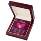 To My Fiancee I Want All My Lasts To Be With You Infinity Knot Necklace Message Card-Express Your Love Gifts