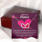 To My Fiancee I Want All My Lasts To Be With You Inseparable Necklace-Express Your Love Gifts