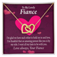 To My Fiancee I Want All My Lasts To Be With You Inseparable Necklace-Express Your Love Gifts