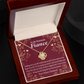 To My Fiancee I Want To Keep Loving You Infinity Knot Necklace Message Card-Express Your Love Gifts