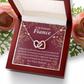 To My Fiancee I Want To Keep Loving You Inseparable Necklace-Express Your Love Gifts