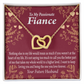 To My Fiancee I Want To Keep Loving You Inseparable Necklace-Express Your Love Gifts