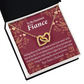 To My Fiancee I Want To Keep Loving You Inseparable Necklace-Express Your Love Gifts