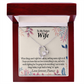 To My Fiancee I Will Make Everything Better Forever Necklace w Message Card-Express Your Love Gifts