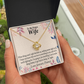 To My Fiancee I Will Make Everything Better Infinity Knot Necklace Message Card-Express Your Love Gifts