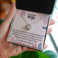 To My Fiancee I Will Make Everything Better Infinity Knot Necklace Message Card-Express Your Love Gifts