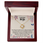 To My Fiancee I Will Make Everything Better Infinity Knot Necklace Message Card-Express Your Love Gifts