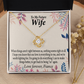 To My Fiancee I Will Make Everything Better Infinity Knot Necklace Message Card-Express Your Love Gifts
