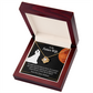 To My Fiancee Inspiration Infinity Knot Necklace Message Card-Express Your Love Gifts