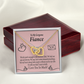 To My Fiancee Its You Inseparable Necklace-Express Your Love Gifts