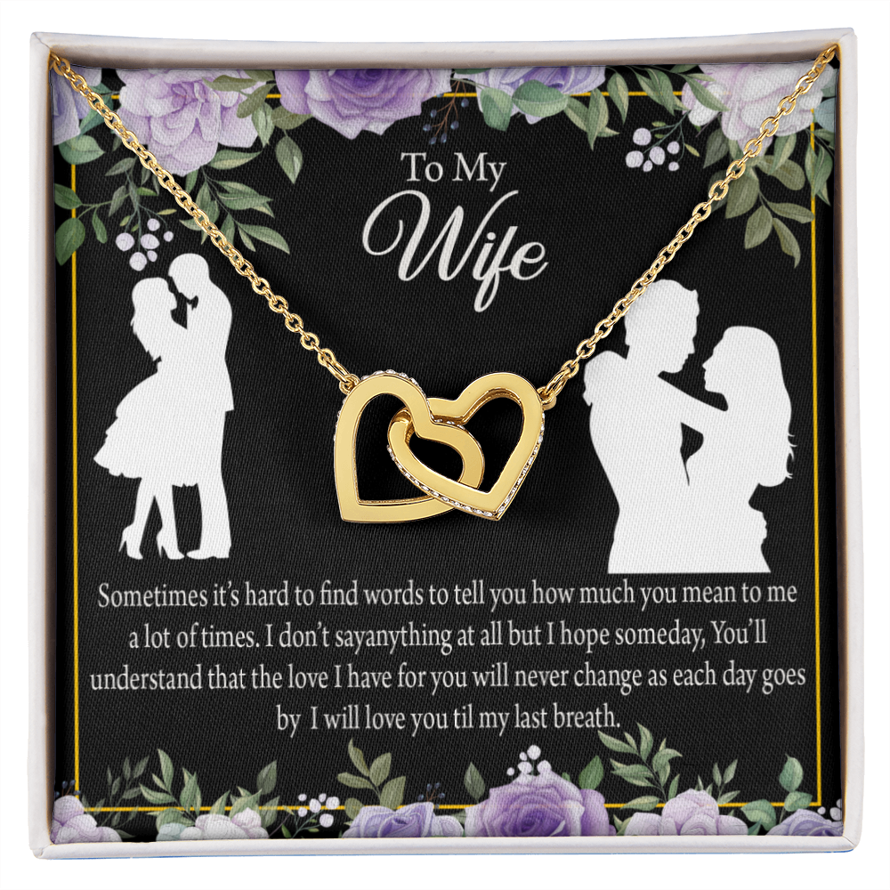 To My Fiancee Last Breath Inseparable Necklace-Express Your Love Gifts