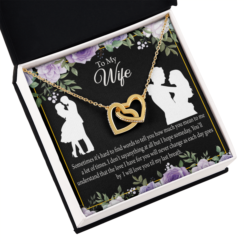 To My Fiancee Last Breath Inseparable Necklace-Express Your Love Gifts