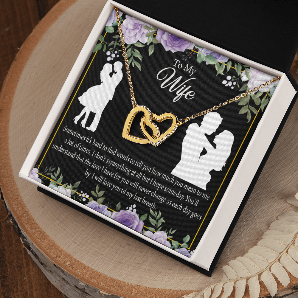 To My Fiancee Last Breath Inseparable Necklace-Express Your Love Gifts