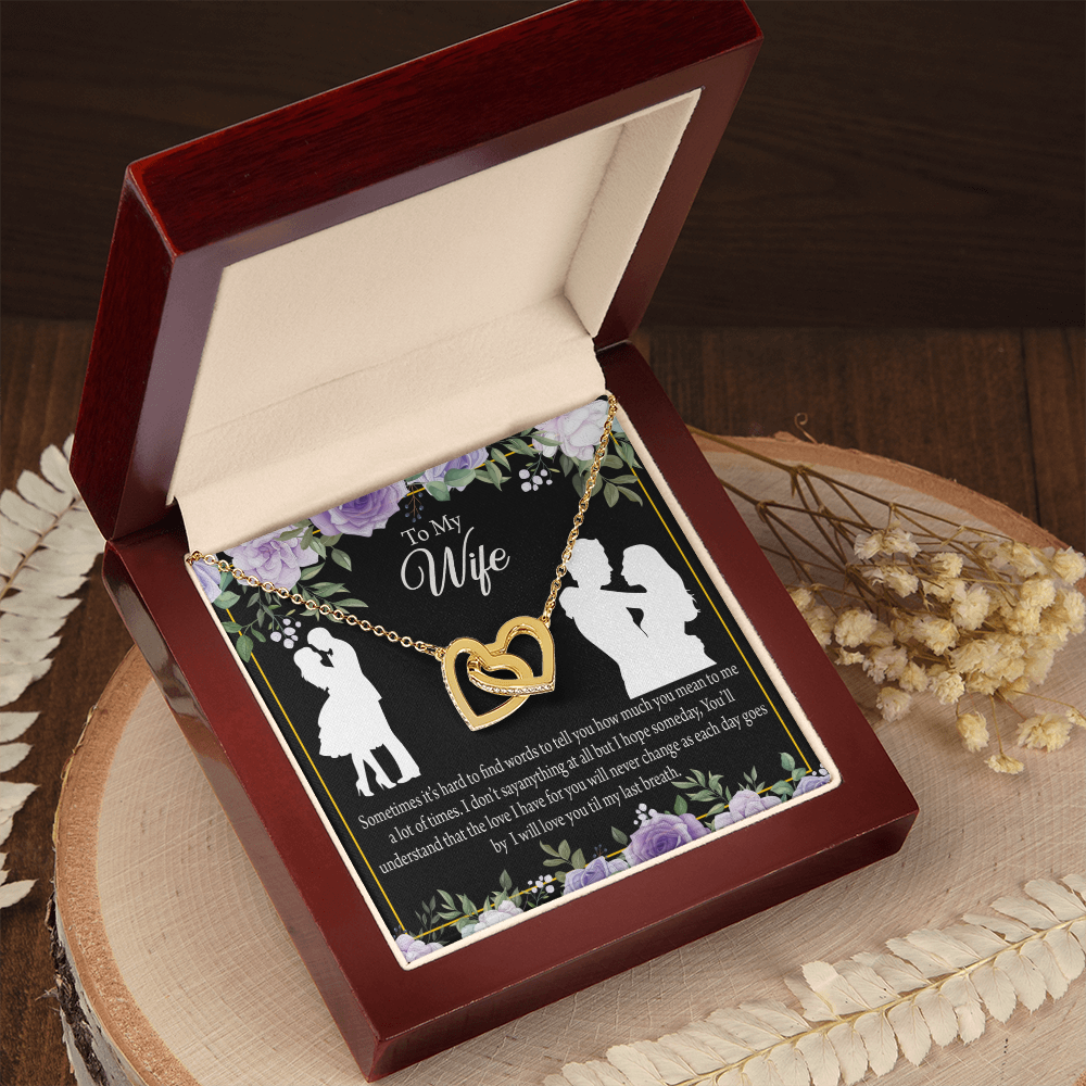 To My Fiancee Last Breath Inseparable Necklace-Express Your Love Gifts