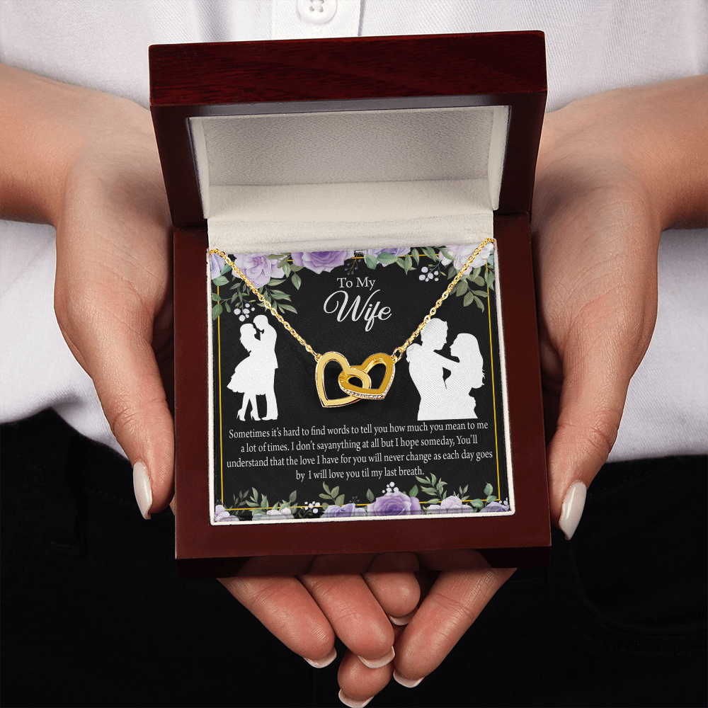 To My Fiancee Last Breath Inseparable Necklace-Express Your Love Gifts