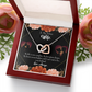 To My Fiancee Life is Complete Inseparable Necklace-Express Your Love Gifts