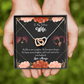 To My Fiancee Life is Complete Inseparable Necklace-Express Your Love Gifts