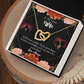To My Fiancee Life is Complete Inseparable Necklace-Express Your Love Gifts