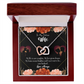 To My Fiancee Life is Complete Inseparable Necklace-Express Your Love Gifts