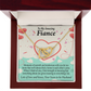 To My Fiancee Lots of Love And Kisses Inseparable Necklace-Express Your Love Gifts