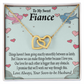 To My Fiancee Love Bigger Than Any Obstacle Inseparable Necklace-Express Your Love Gifts