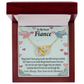 To My Fiancee Love Bigger Than Any Obstacle Inseparable Necklace-Express Your Love Gifts