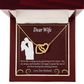 To My Fiancee Love Journey Inseparable Necklace-Express Your Love Gifts