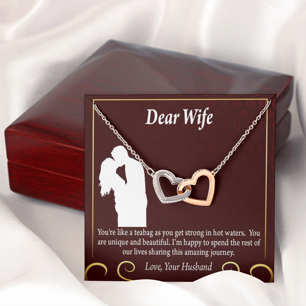 To My Fiancee Love Journey Inseparable Necklace-Express Your Love Gifts