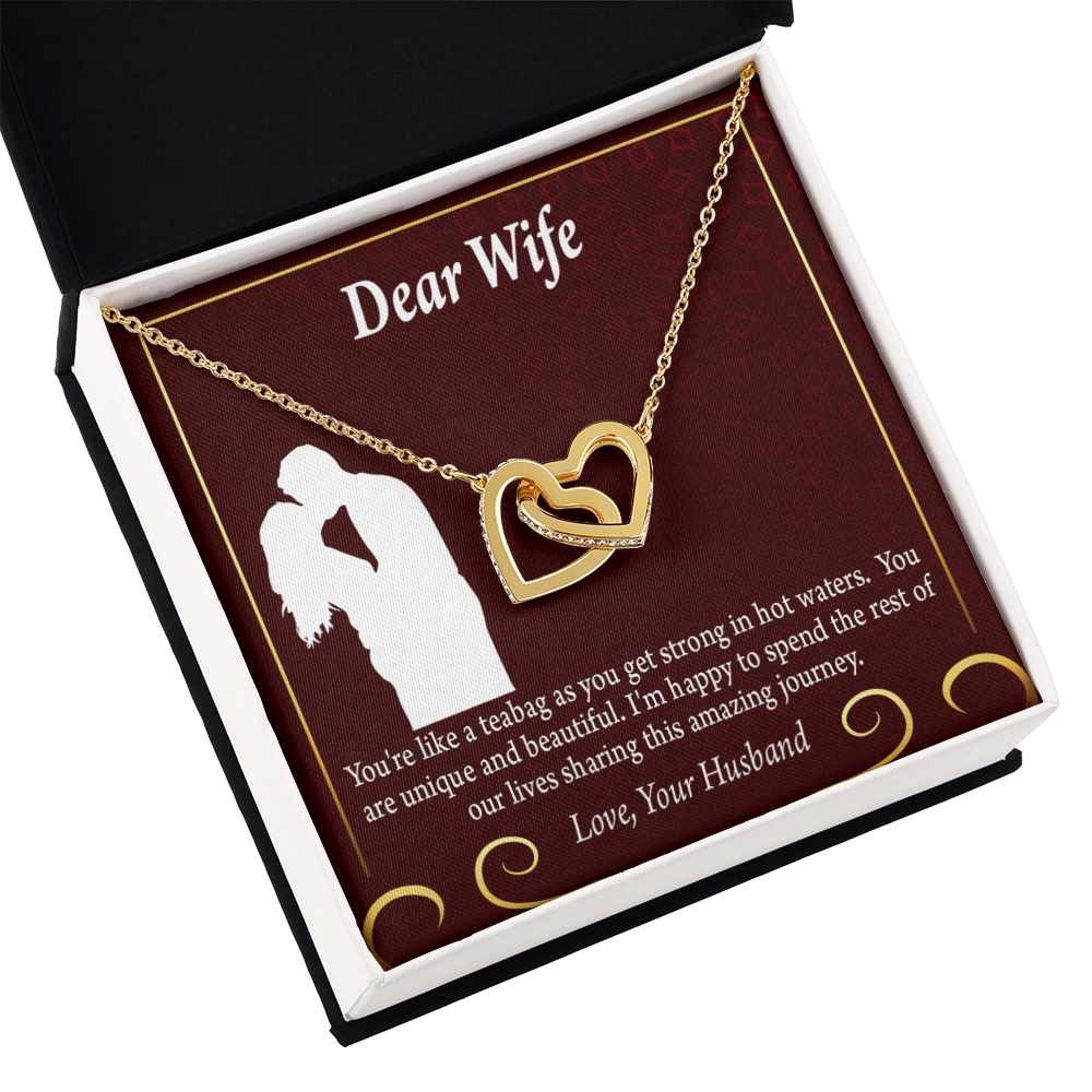 To My Fiancee Love Journey Inseparable Necklace-Express Your Love Gifts